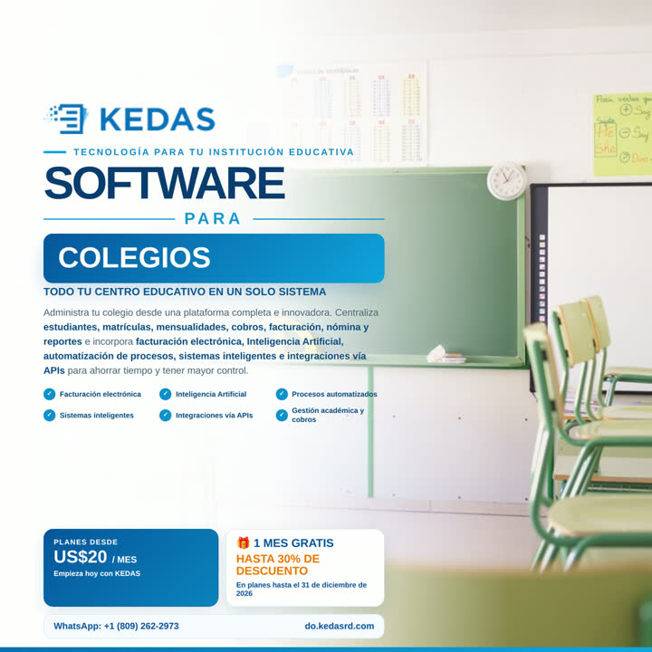 Software KEDAS para Colegios