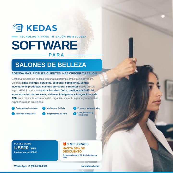 Software KEDAS para Salones de belleza